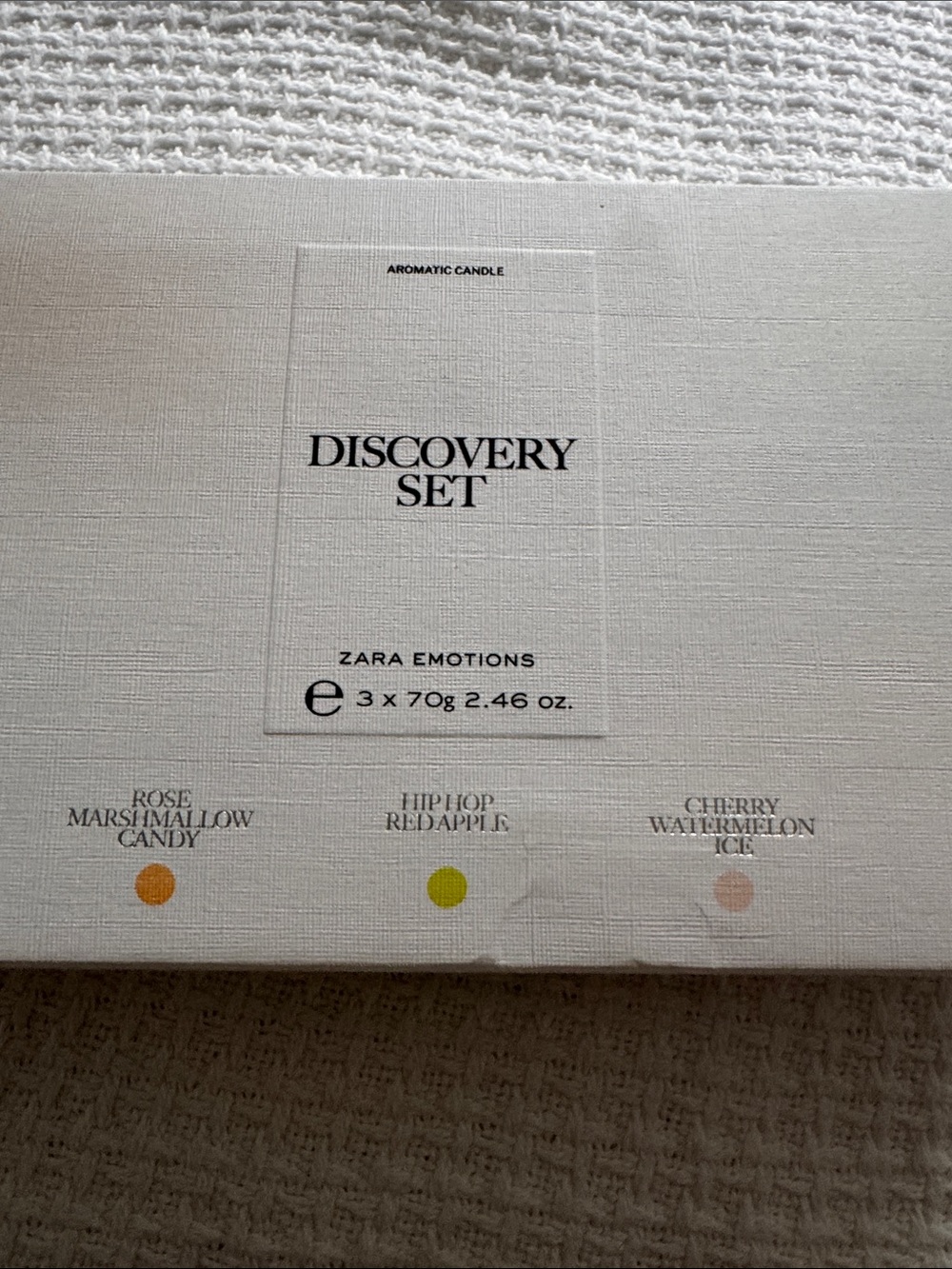 Discovery Set Aromatic Candle - Cream